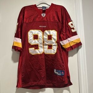 NFL On The Field Washington Commander’s Redskins Brian Orakpo Jersey #98 Sz: 40.